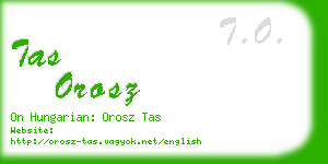 tas orosz business card